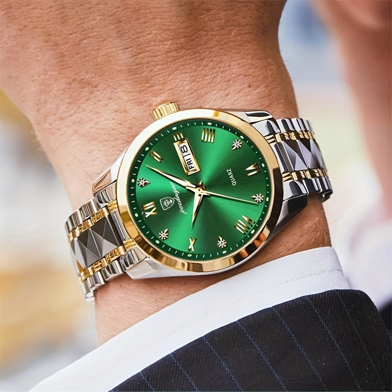 Kyle | Luxe Herenhorloge met Kalender & Luminous Display