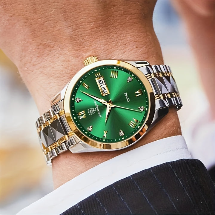 Kyle | Luxe Herenhorloge met Kalender & Luminous Display