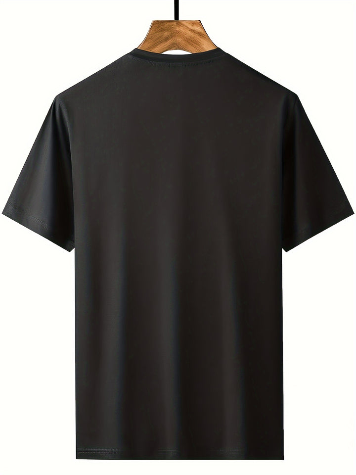 Kyle | T-shirt met Geometrische 'OK' Print – Casual & Trendy