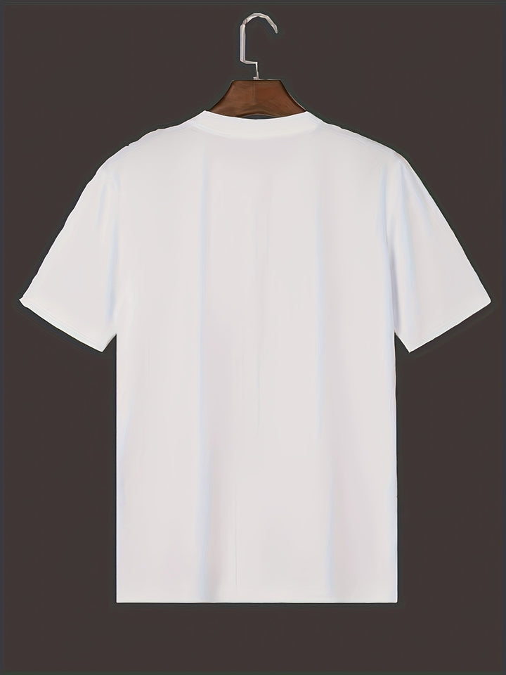 Kyle | T-shirt met Geometrische 'OK' Print – Casual & Trendy