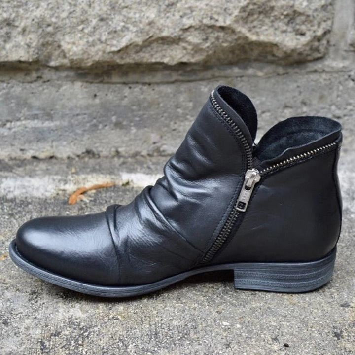 Lakelyn - Elegante Enkelboots met Ritssluiting voor Dames