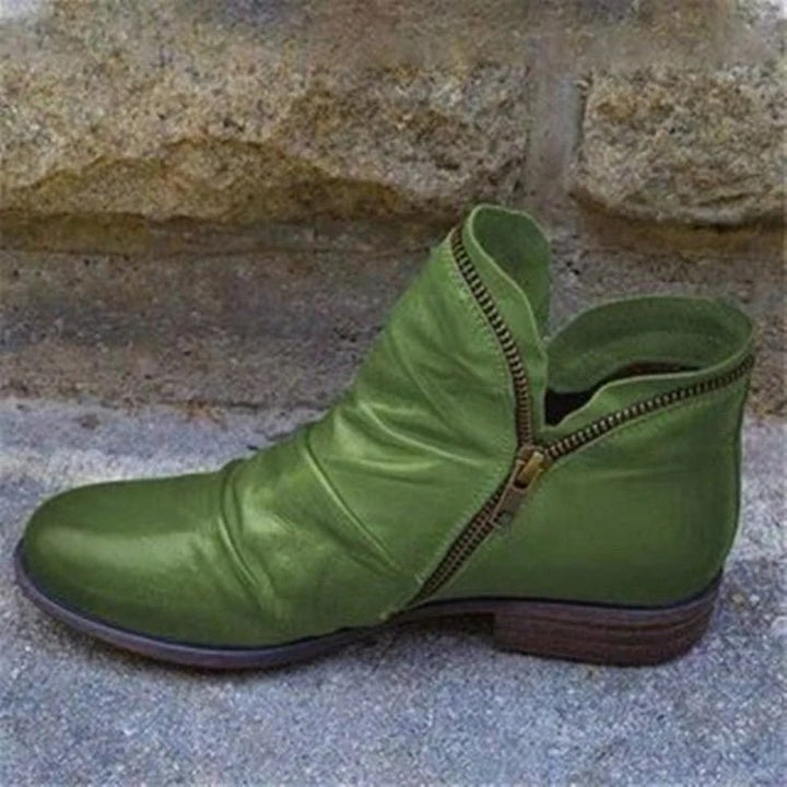 Lakelyn - Elegante Enkelboots met Ritssluiting voor Dames