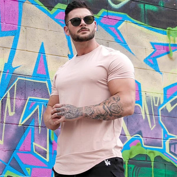 Laurens -  Stijlvol Lang T-shirt voor Mannen