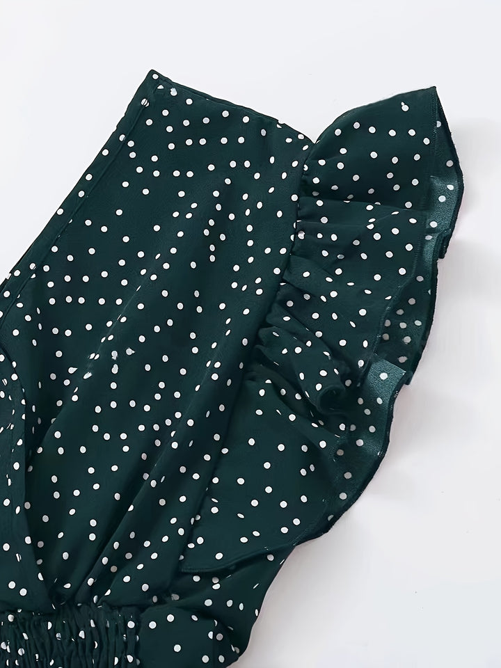 Layla | Damesblouse met Prachtig Polkadot Design