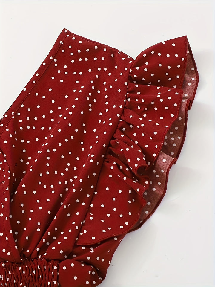 Layla | Damesblouse met Prachtig Polkadot Design