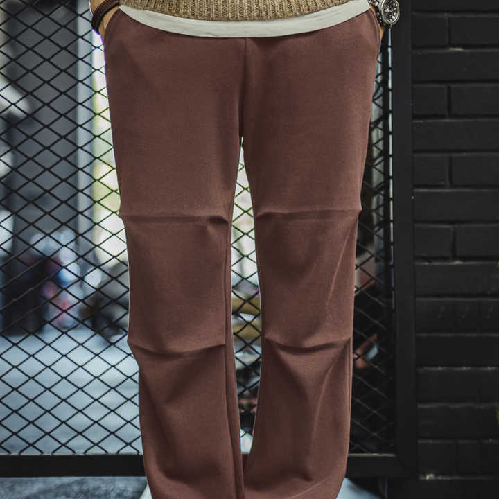Leon | Casual Broek met Uniek Geplooid Ontwerp en Relaxte Pasvorm