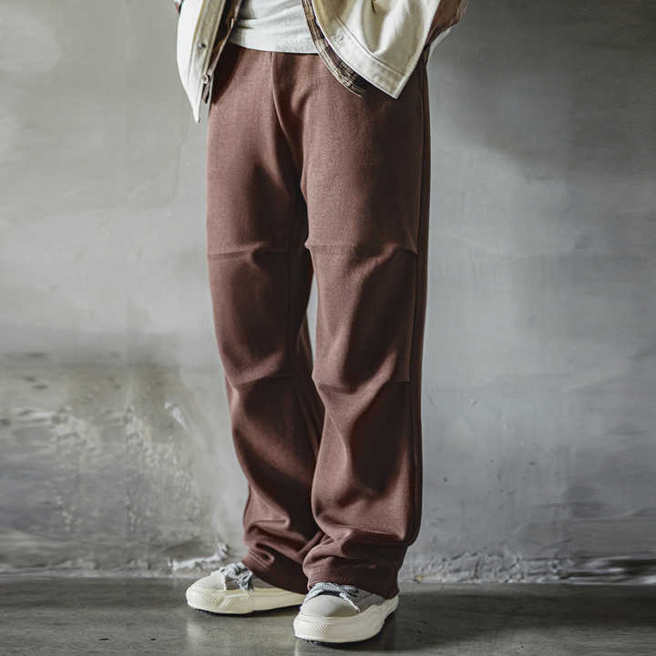 Leon | Casual Broek met Uniek Geplooid Ontwerp en Relaxte Pasvorm