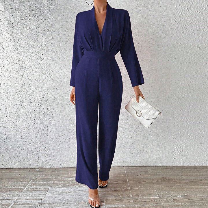 Lucy | Stijlvolle Elegante Jumpsuit met Diepe Halslijn