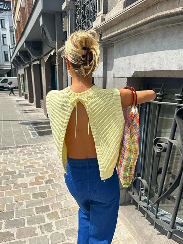 Lieke | Damesgebreide top