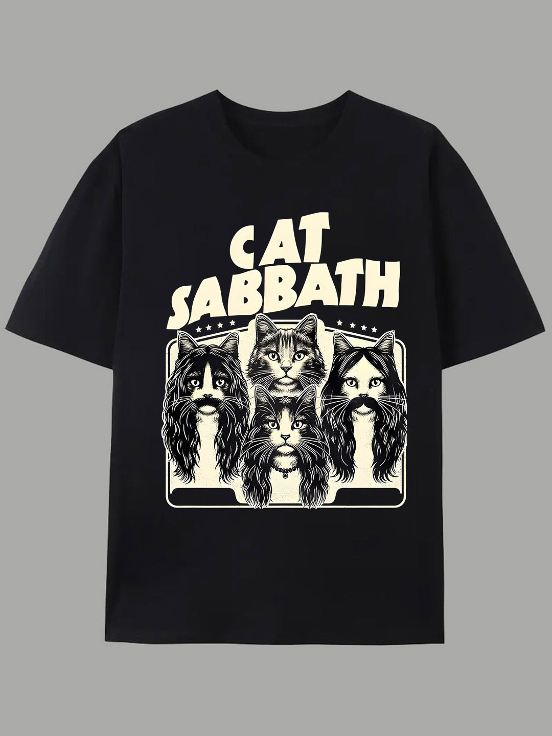 Lucas | Cat Sabbath Grafisch T-shirt voor Mannen en Vrouwen