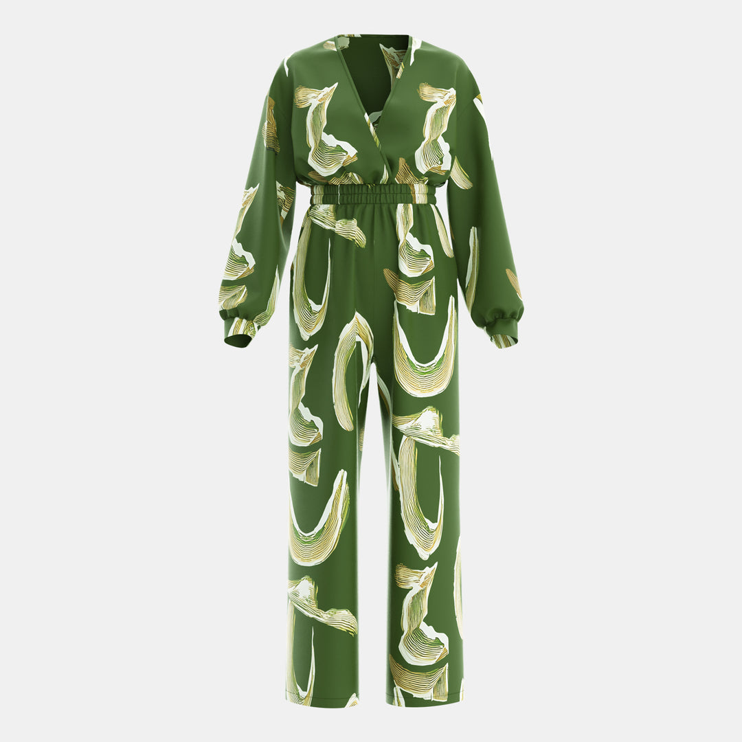 Marijke | Stijlvolle Jumpsuit met Gedurfde Print