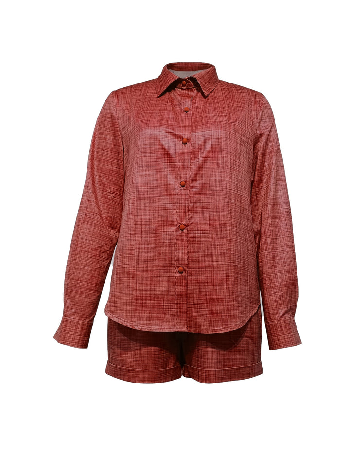 Marina | Losvallend 2-delig Zomerset met Blouse en Shorts voor Dames
