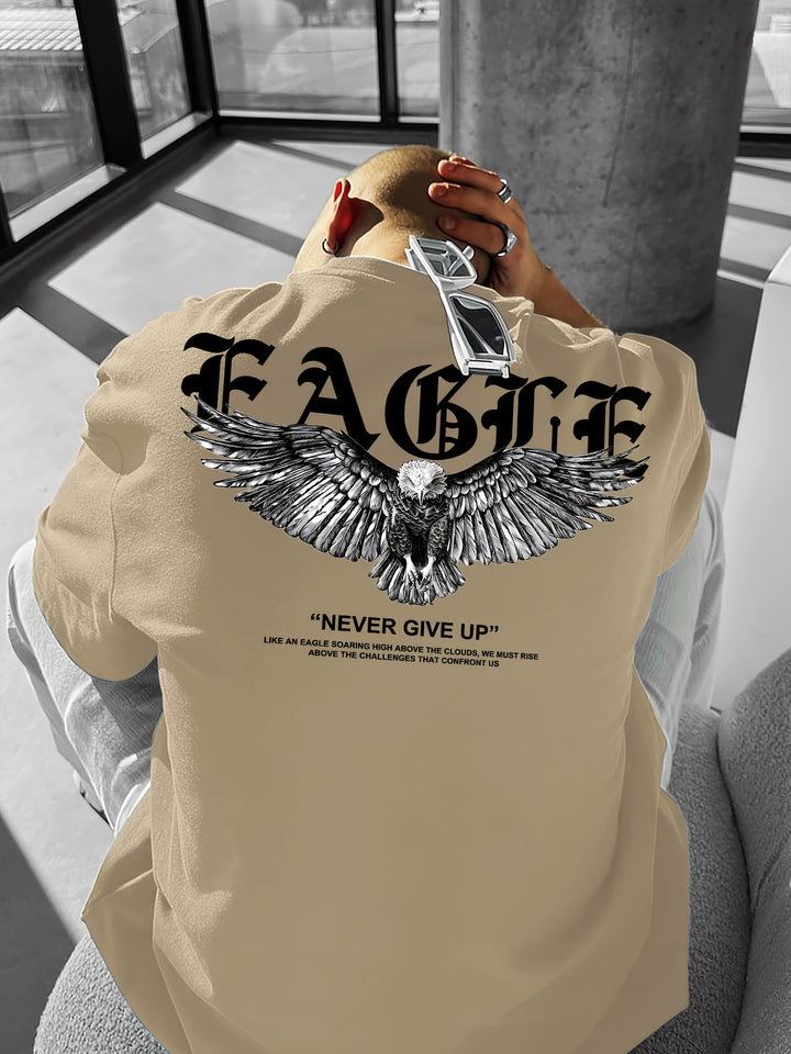 Mark | Motiverend T-Shirt "Never Give Up"