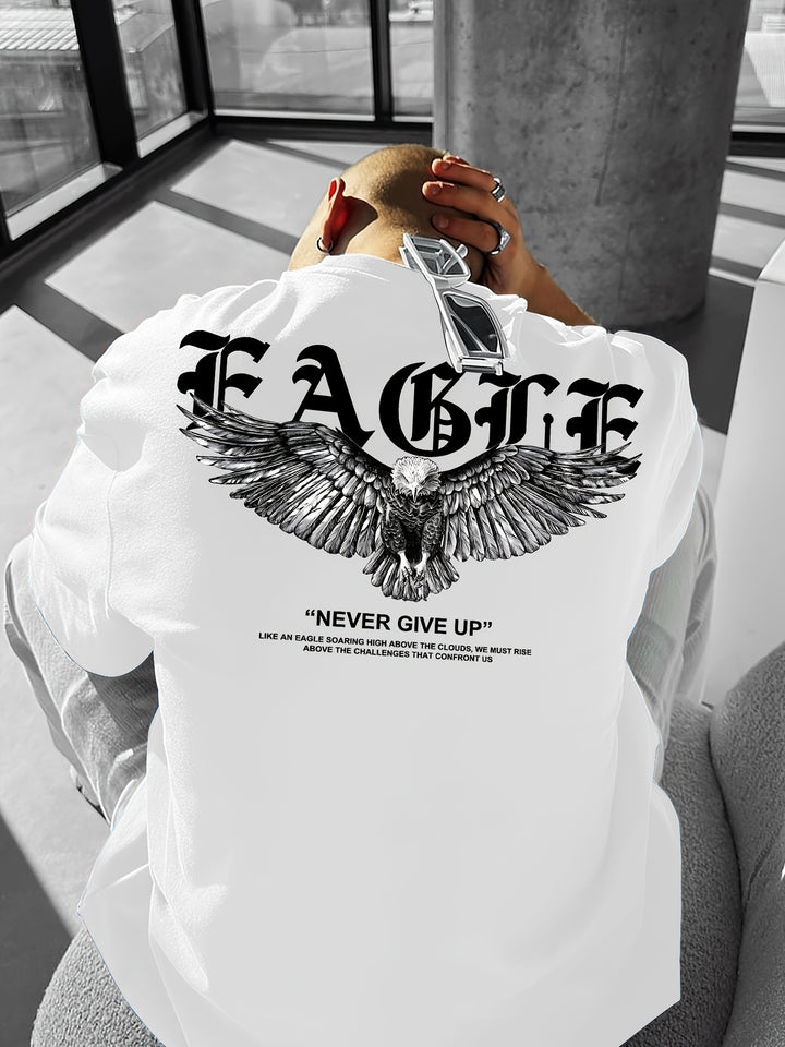 Mark | Motiverend T-Shirt "Never Give Up"
