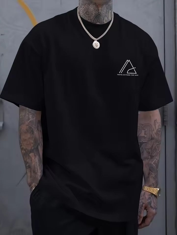 Matthew | Stijlvolle Grafische Print T-Shirt voor Mannen