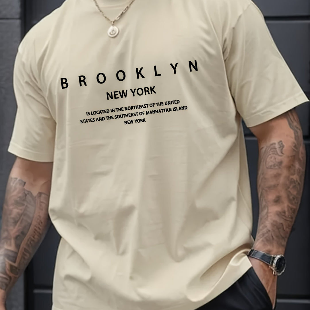 Maverick | Brooklyn Print Stijlvolle Loose Fit T-Shirt