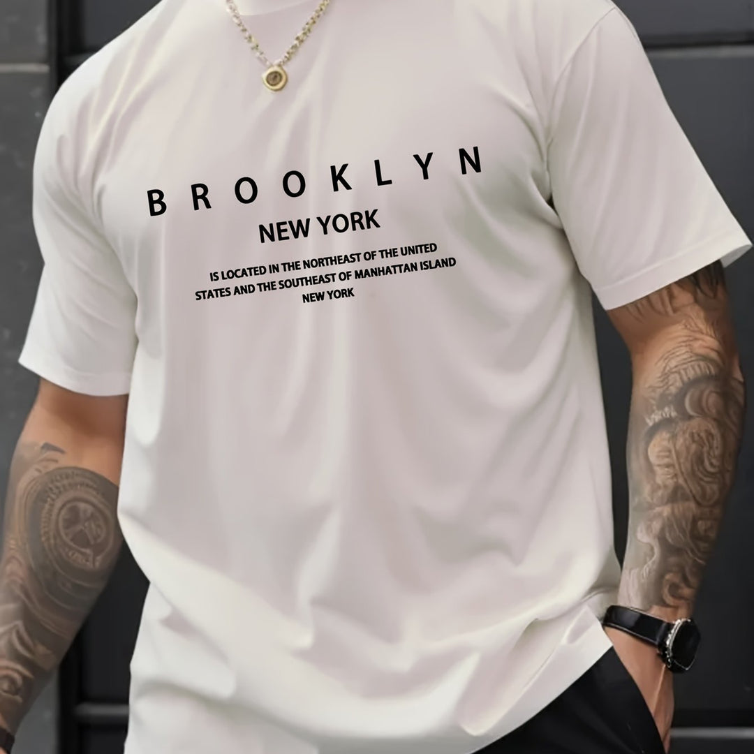Maverick | Brooklyn Print Stijlvolle Loose Fit T-Shirt