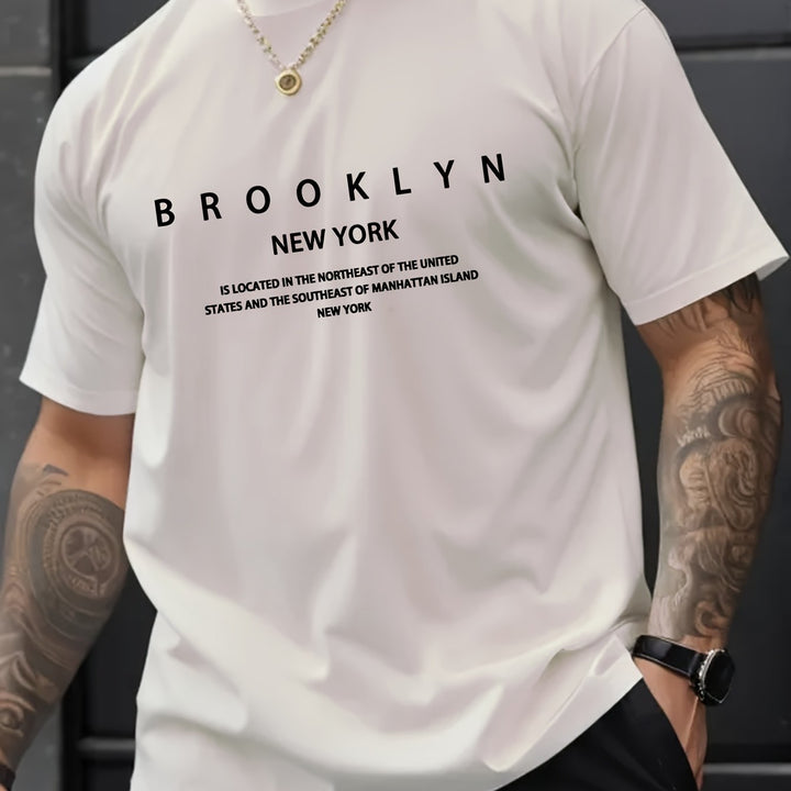 Maverick | Brooklyn Print Stijlvolle Loose Fit T-Shirt