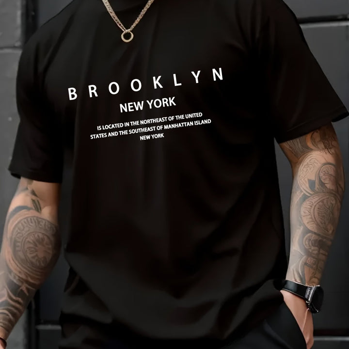 Maverick | Brooklyn Print Stijlvolle Loose Fit T-Shirt