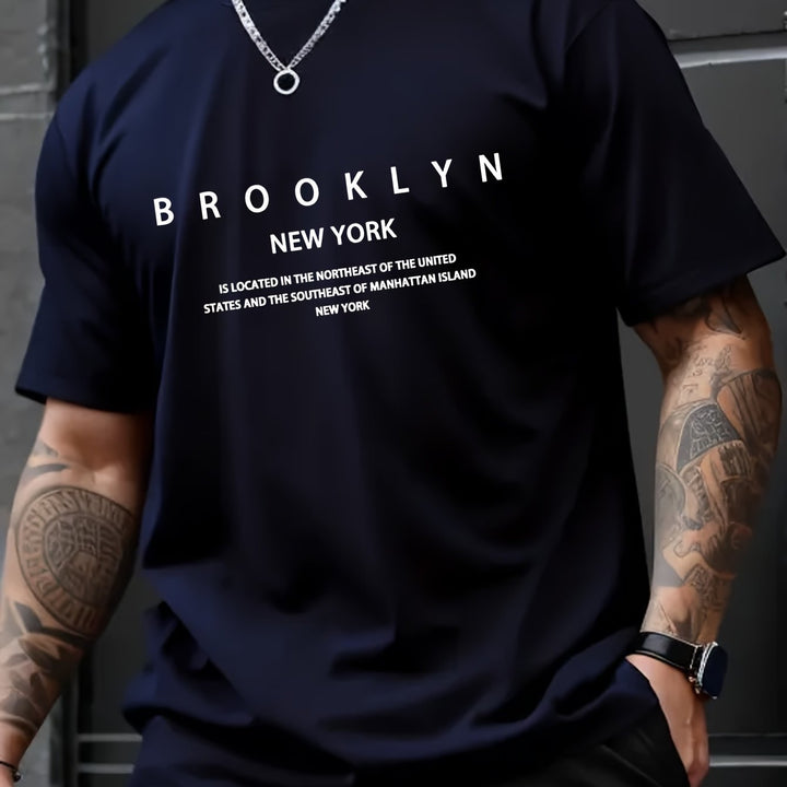 Maverick | Brooklyn Print Stijlvolle Loose Fit T-Shirt
