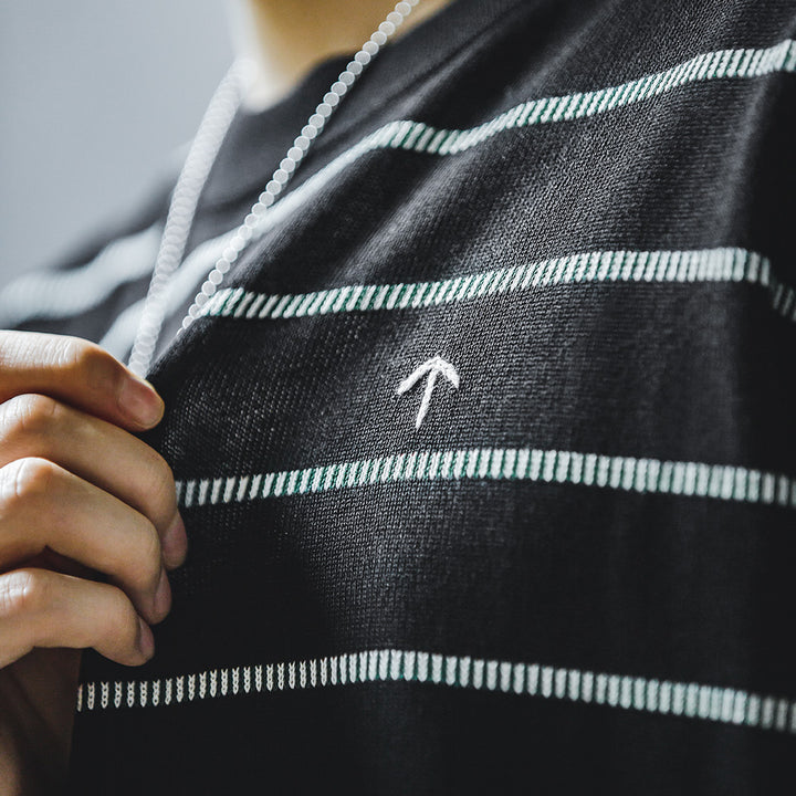 Miguel | Stijlvol Gestreept Oversized T-shirt voor Heren