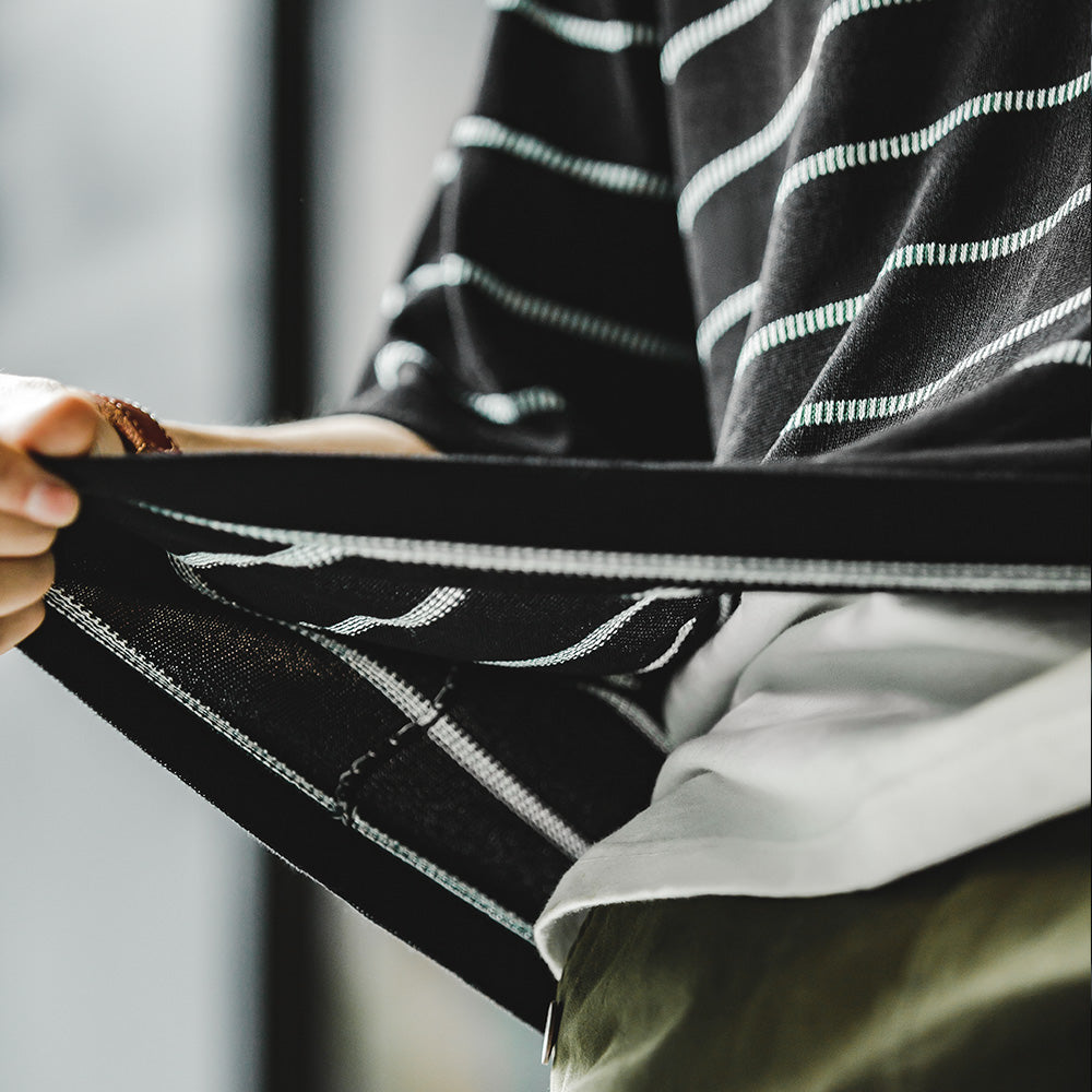 Miguel | Stijlvol Gestreept Oversized T-shirt voor Heren