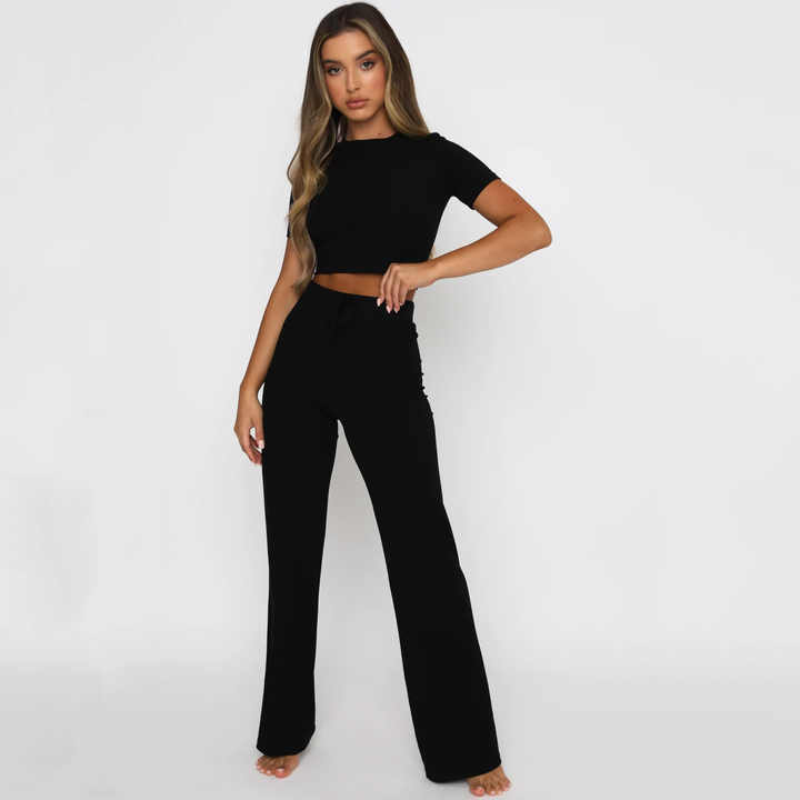 Miley | Stijlvolle Ribbel Set voor Comfort & Elegantie