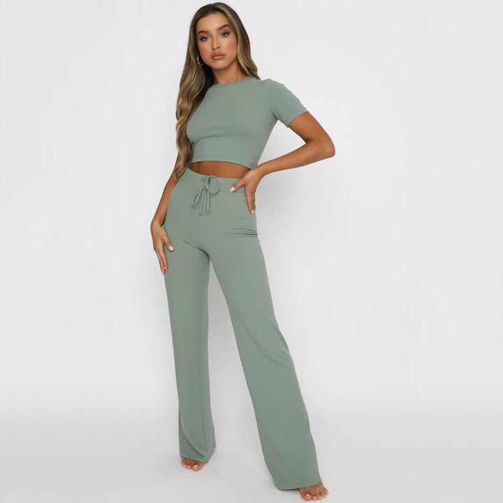 Miley | Stijlvolle Ribbel Set voor Comfort & Elegantie
