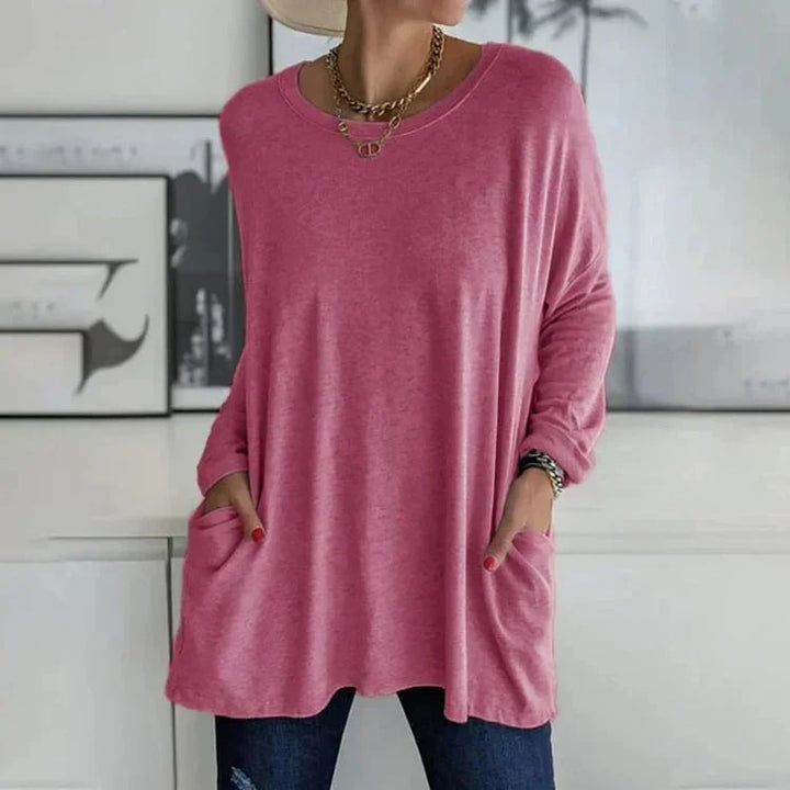 Nataly - Elegante Oversized Tuniek met Zakken