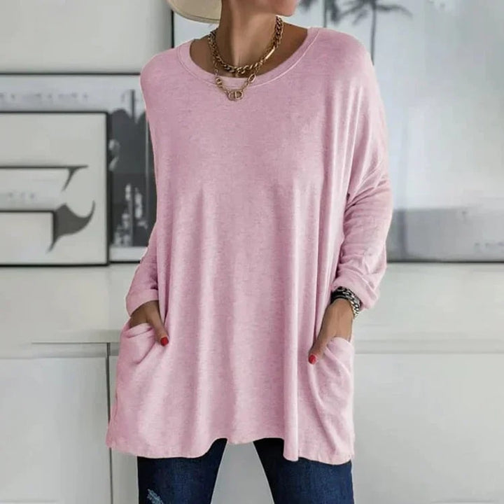 Nataly - Elegante Oversized Tuniek met Zakken