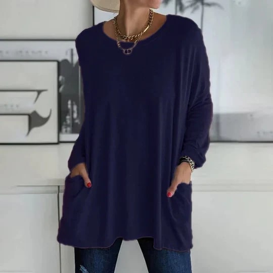 Nataly - Elegante Oversized Tuniek met Zakken