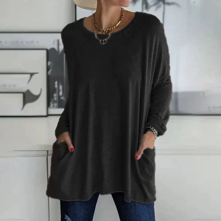 Nataly - Elegante Oversized Tuniek met Zakken