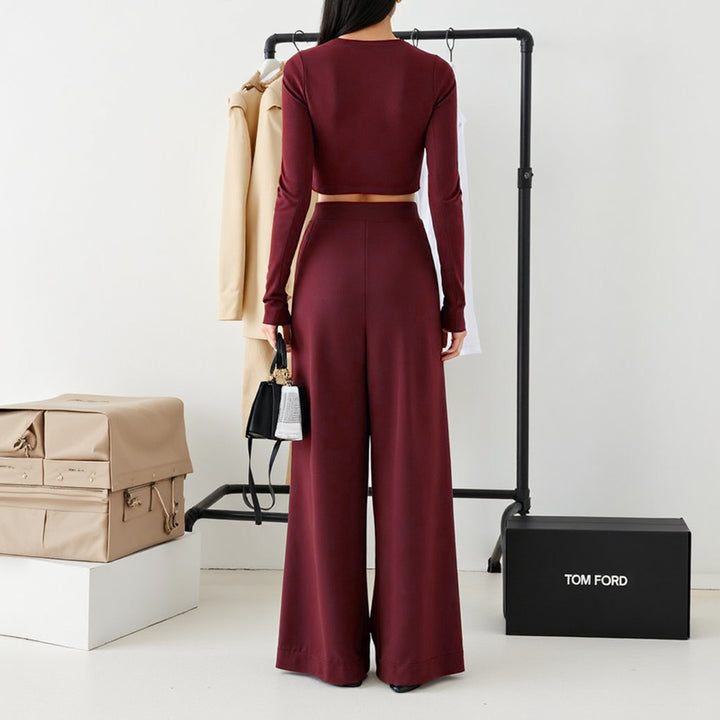 Nathalia | Stijlvol Tweedelig Set met Elegante Pasvorm