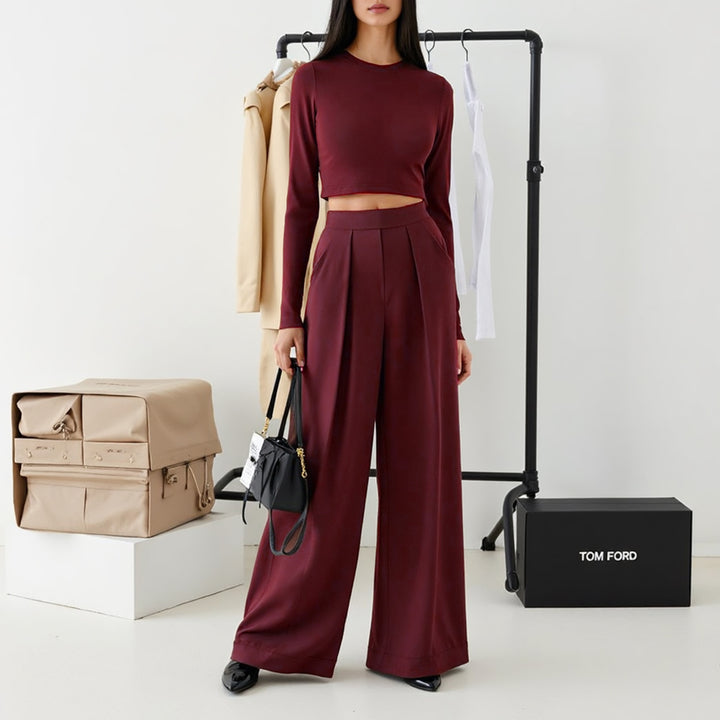 Nathalia | Stijlvol Tweedelig Set met Elegante Pasvorm