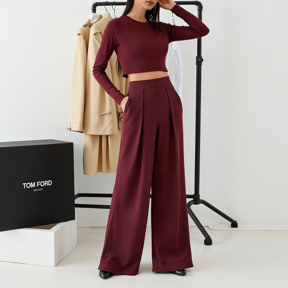 Nathalia | Stijlvol Tweedelig Set met Elegante Pasvorm