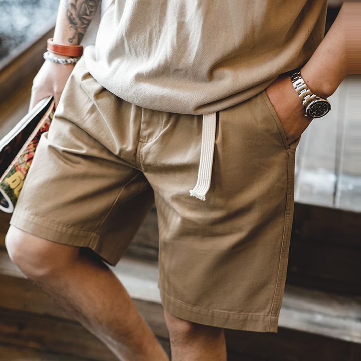 Nathan | Stijlvolle Casual Shorts Met Gesp Voor Heren