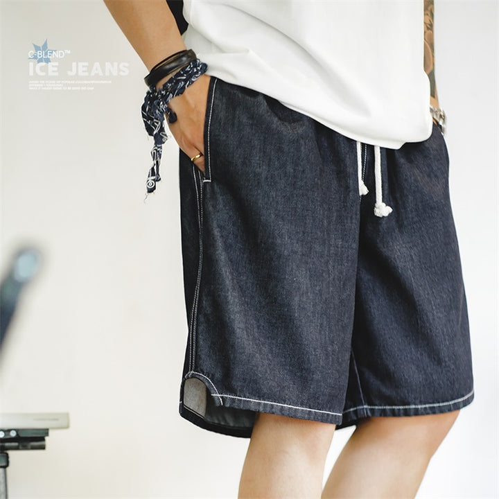 Nathaniel | Casual Denim Shorts met Relaxte Pasvorm voor Heren