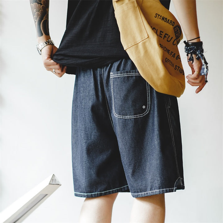 Nathaniel | Casual Denim Shorts met Relaxte Pasvorm voor Heren