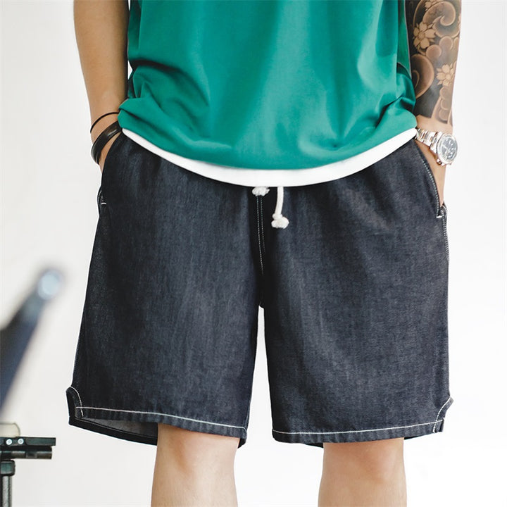 Nathaniel | Casual Denim Shorts met Relaxte Pasvorm voor Heren