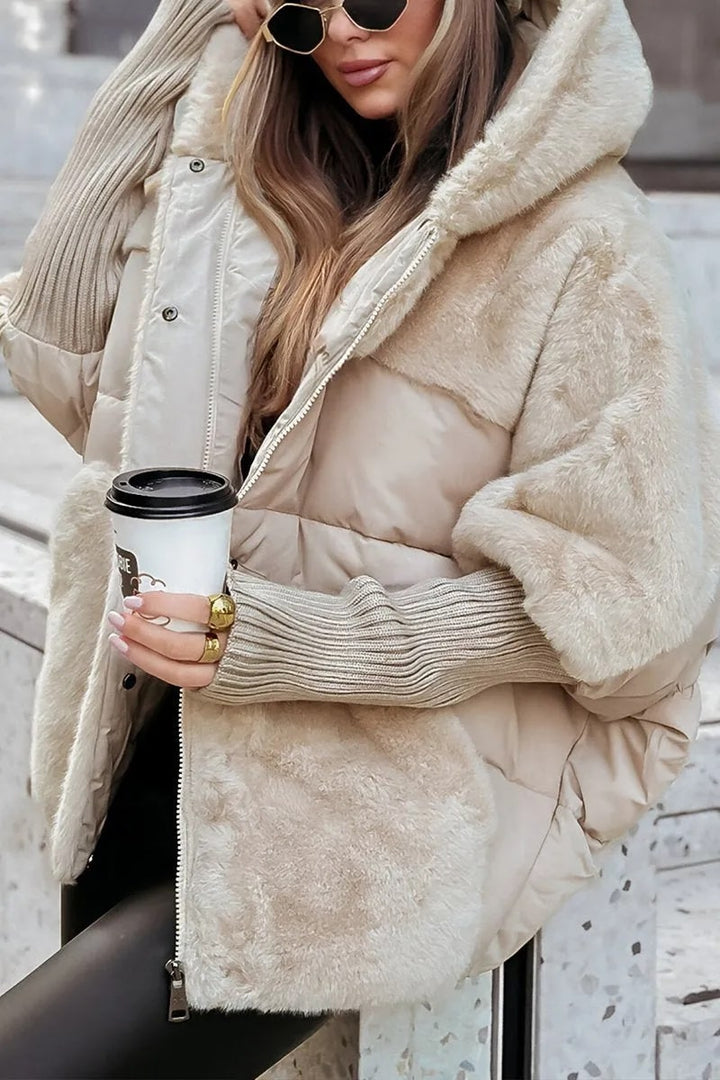 Nienke | Luxe Winterjas met Uniek Stijlvol Design