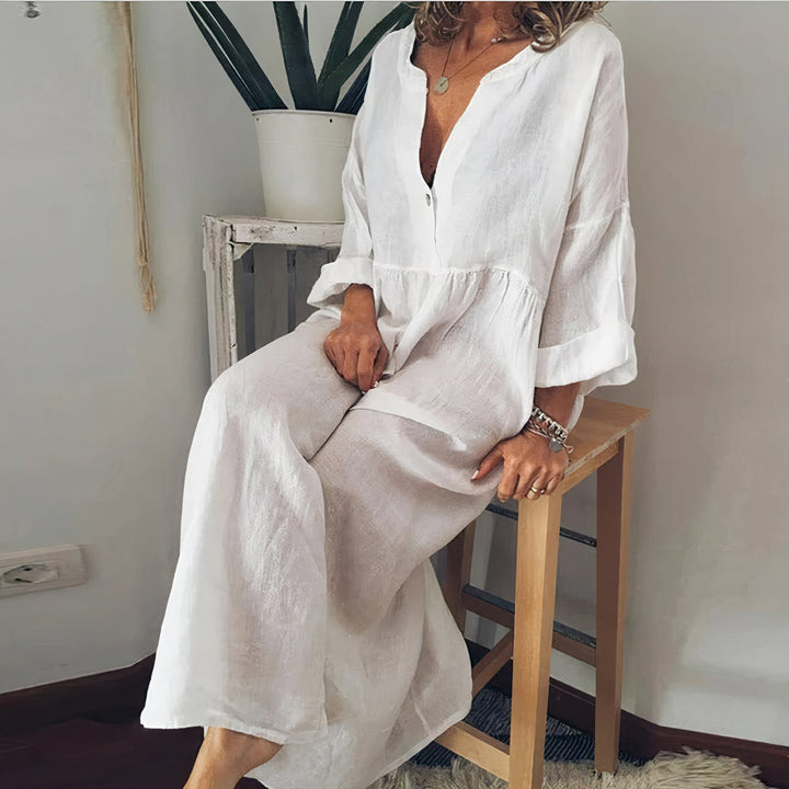Noemi | Elegante Blousejurk voor Dames met Stijlvolle Pasvorm