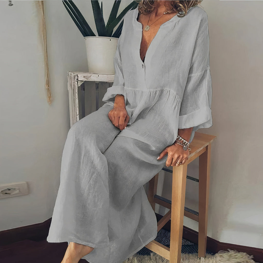 Noemi | Elegante Blousejurk voor Dames met Stijlvolle Pasvorm