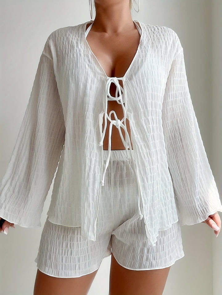 Noor | Witte Strandoutfit voor Dames