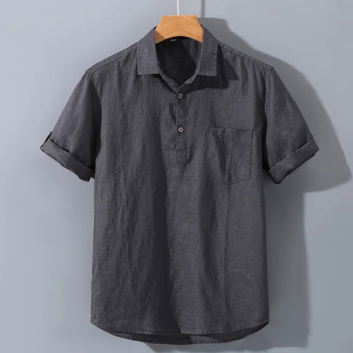 Heren Poloshirt – Relaxed Fit – Ademend – Korte Mouw – Borstzak – Casual Look