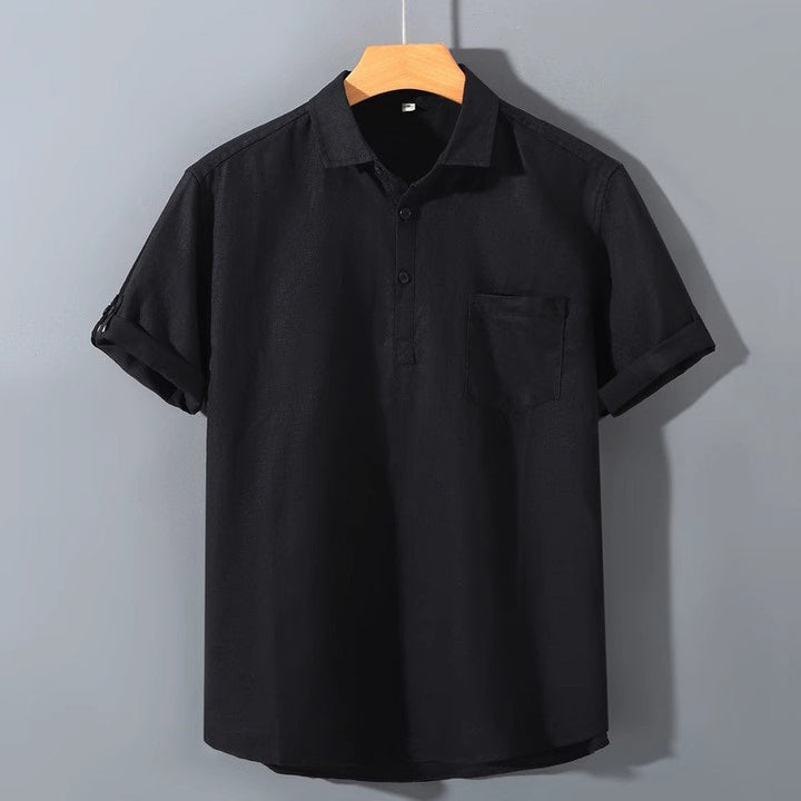 Heren Poloshirt – Relaxed Fit – Ademend – Korte Mouw – Borstzak – Casual Look