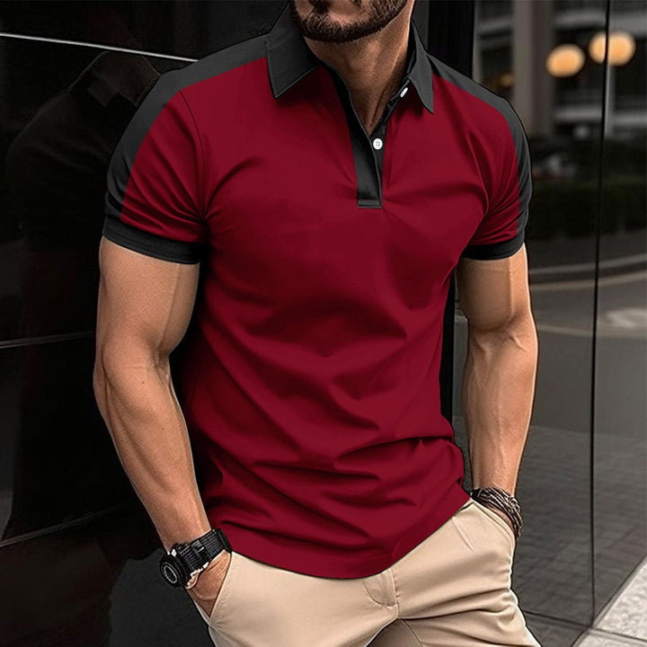 Heren Polo – Slim Fit – Natuurlijk Materiaal – Korte Mouw – Contrastdetails