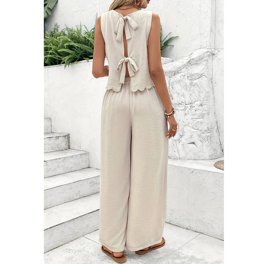 Dames Set Top en Broek – Ademend Weefsel – Wijde Pijp – Relaxte Pasvorm