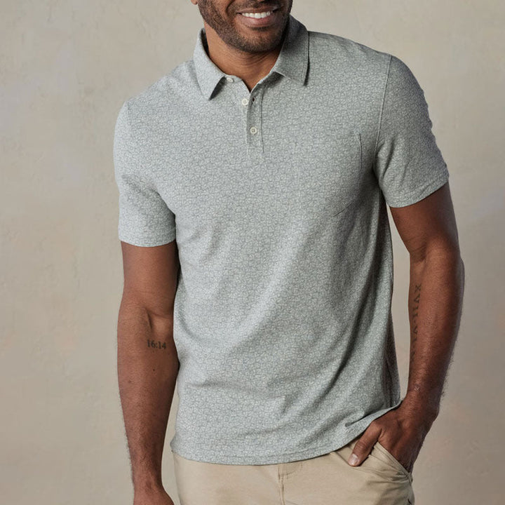 Heren Poloshirt – Regular Fit – Ademend Materiaal – Korte Mouw – Borstzak