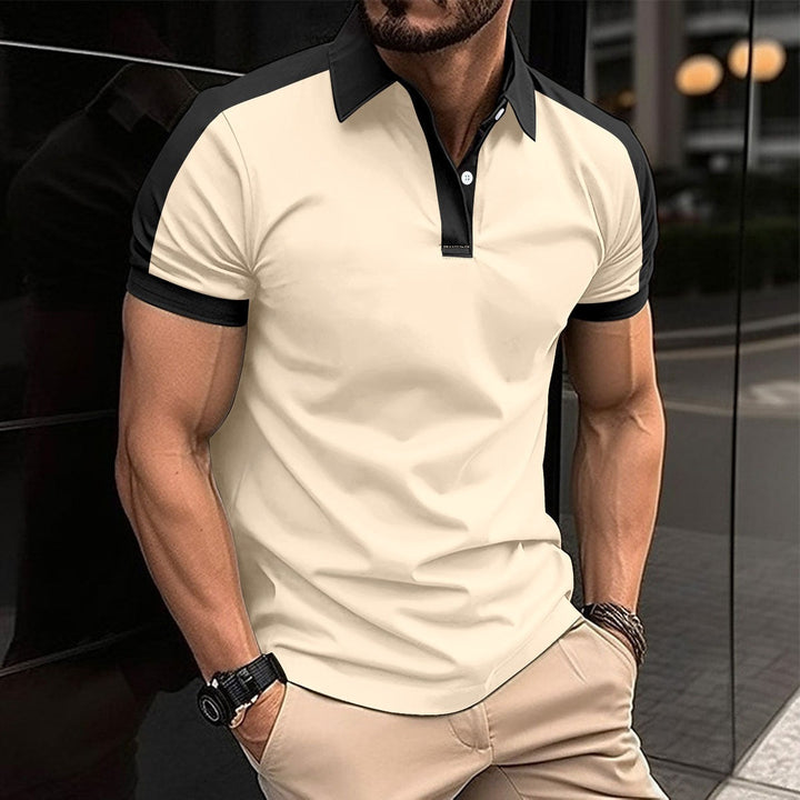 Heren Polo – Slim Fit – Natuurlijk Materiaal – Korte Mouw – Contrastdetails