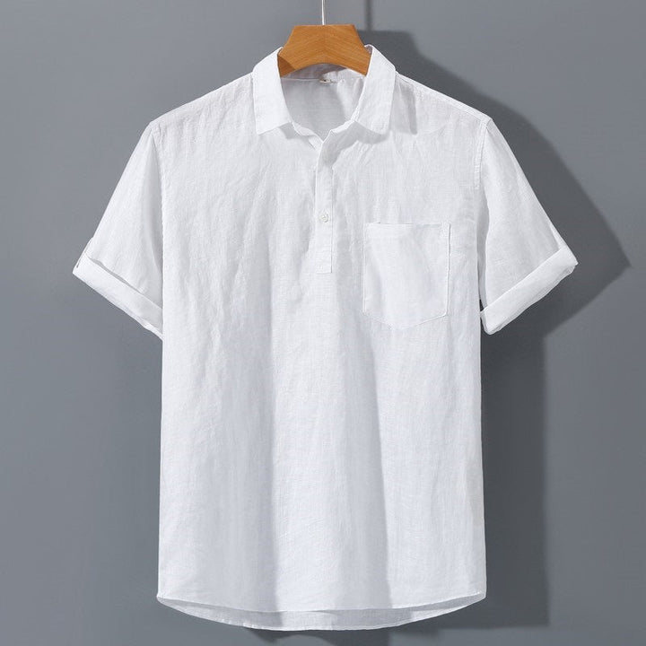 Heren Poloshirt – Relaxed Fit – Ademend – Korte Mouw – Borstzak – Casual Look
